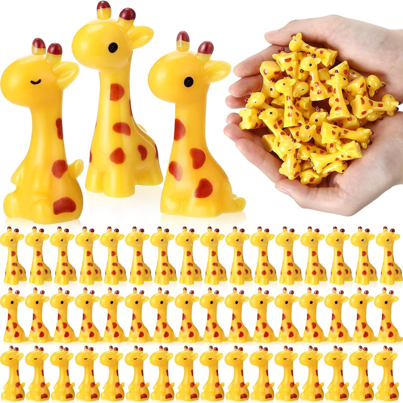 Nutcracker Figurine - 5/10 Pcs Mini Resin Giraffe Miniatures