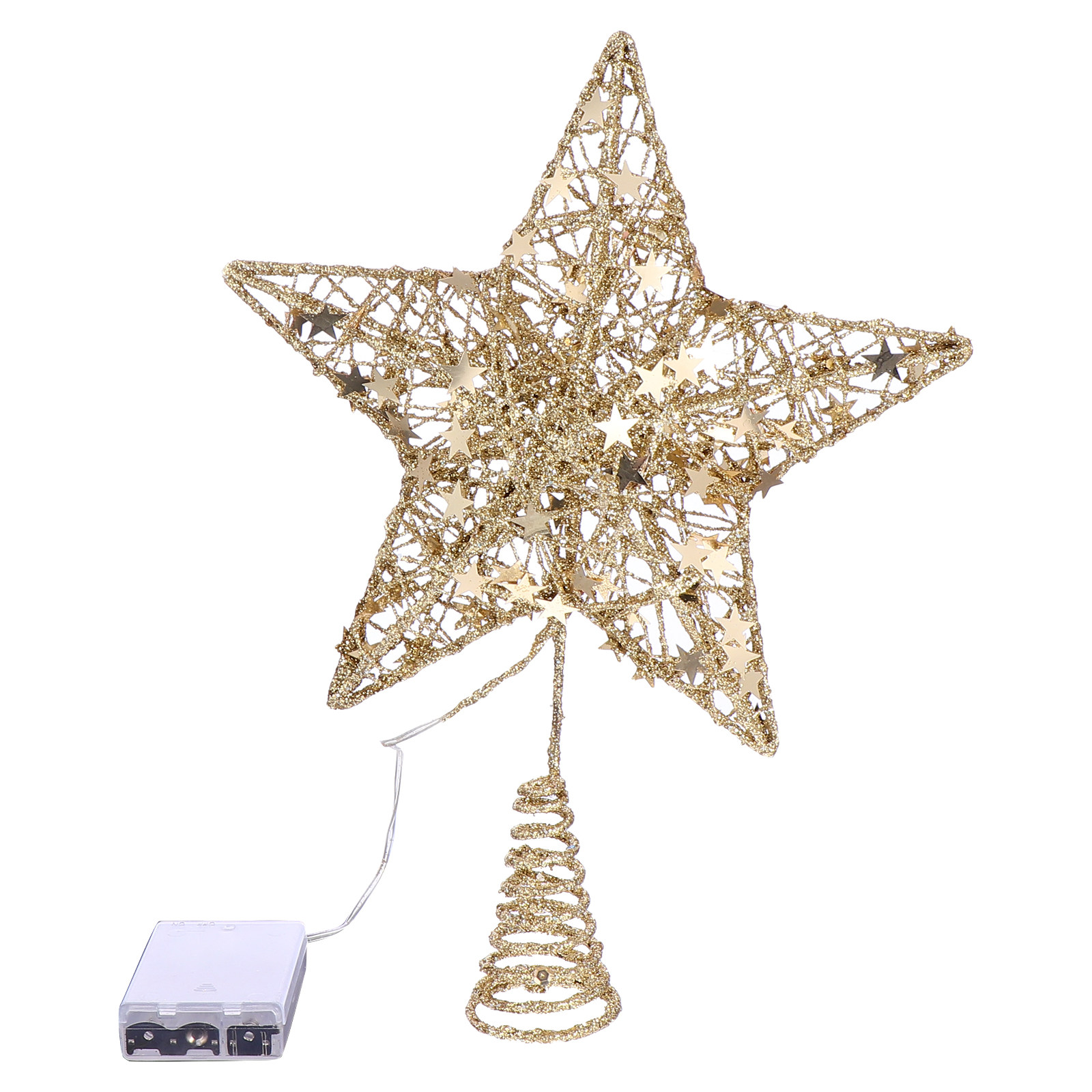 Star Tree Topper - Xmas Tree Decoration Outdoor Topper Star