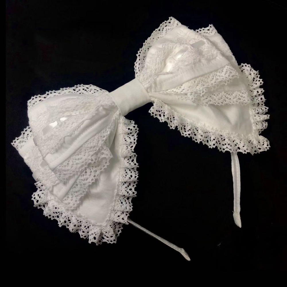 Y2K Lolita Lovely Lace Headban - Ribbon Bow Gift review and price