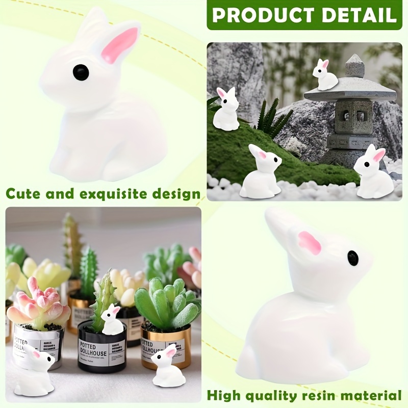 60pc Resin Miniature Rabbit Fi - Nutcracker Figurine review and price