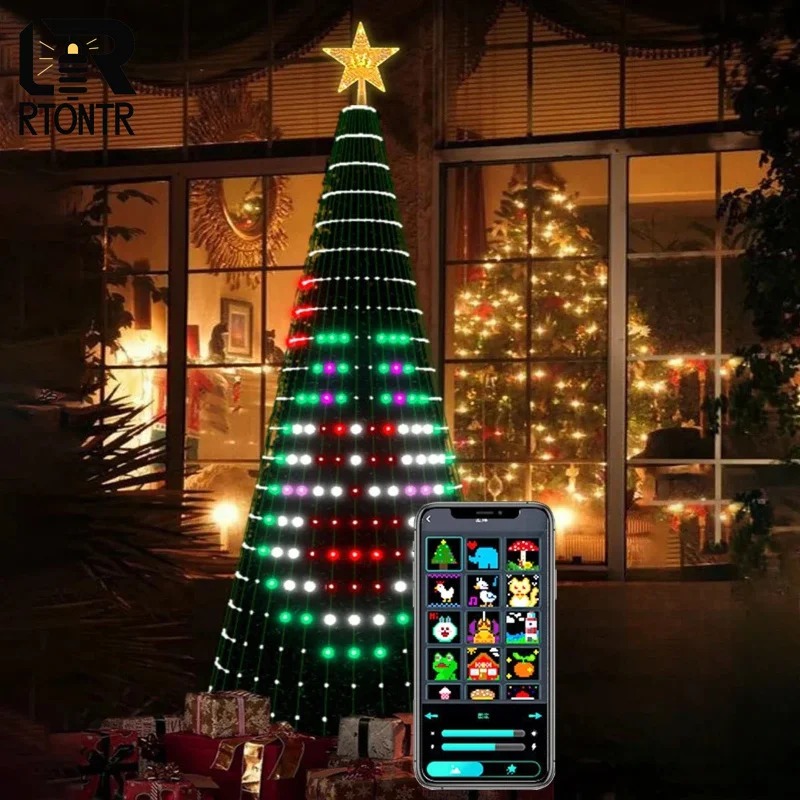 Smart RGB Christmas Tree Toppe - Star Tree Topper review and price