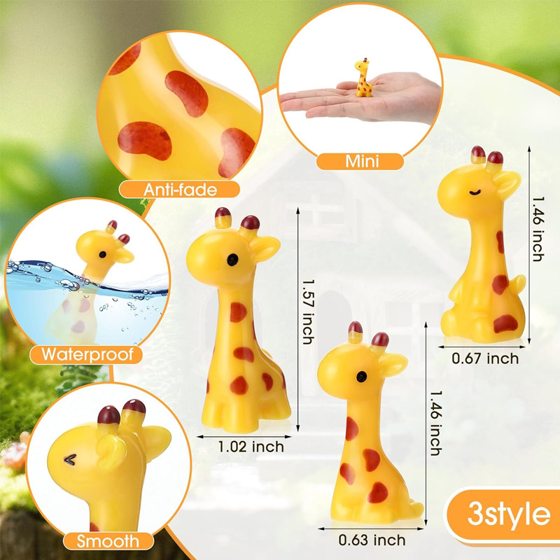 5/10 Pcs Mini Resin Giraffe Mi - Nutcracker Figurine review and price