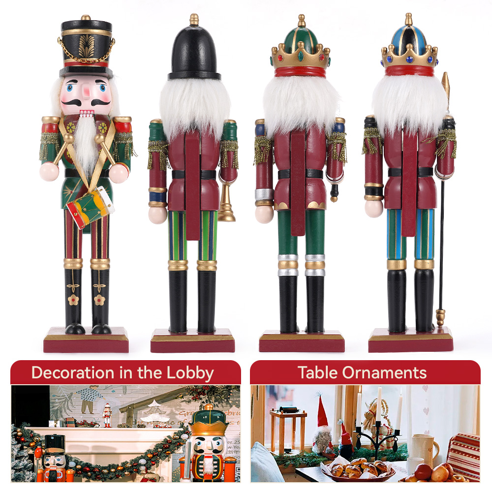 30CM Wooden Nutcracker Christm - Nutcracker Figurine review and price